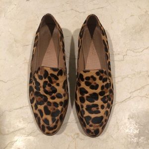 Madewell the Frances loafer leopard calf hair